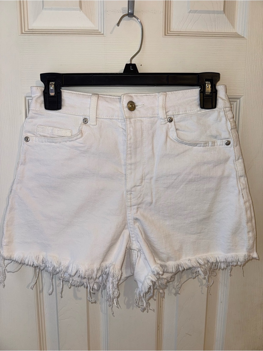 H&M Women's Frayed Denim Shorts Size 2